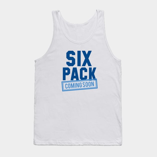 Six Pack Coming Soon Tank Top by VectorPlanet